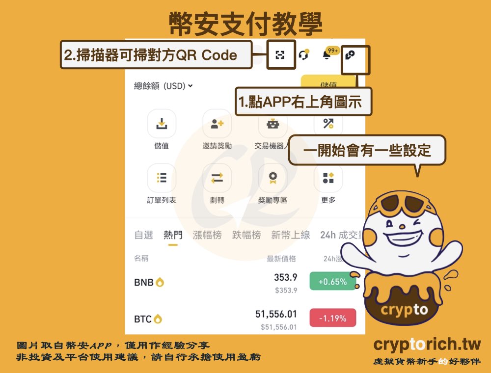 幣安支付教學步驟二：開通支付功能