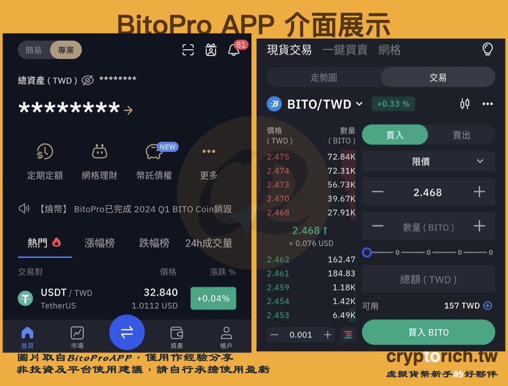 BitoPro 幣託交易所評價：開戶優惠、出入金及使用教學 - 加密富哥